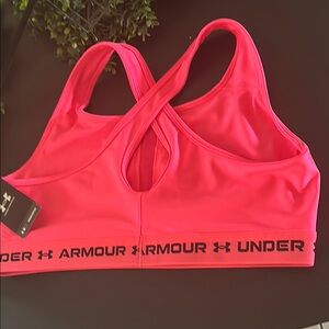 Under Armour Pink Racerback Sports Bra